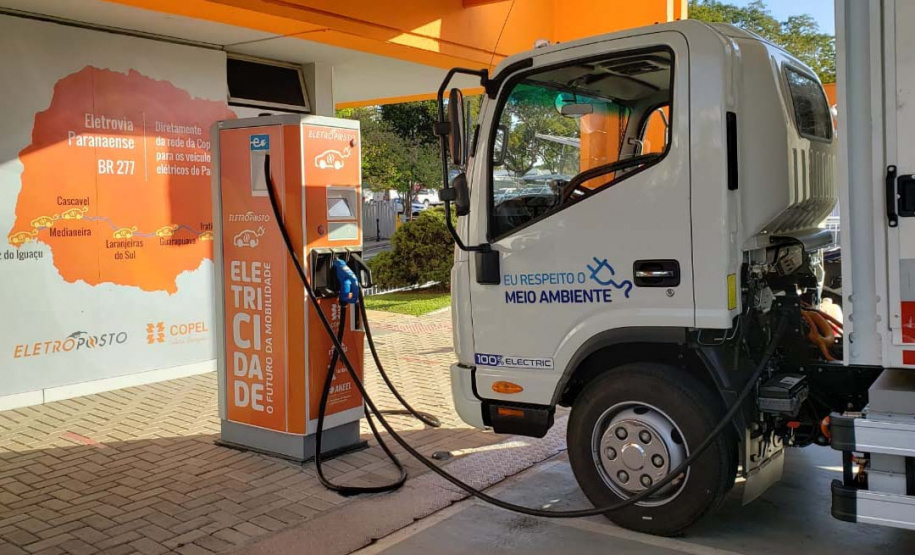Copel testa caminhão elétrico para transporte de materiais
. Foto: Copel