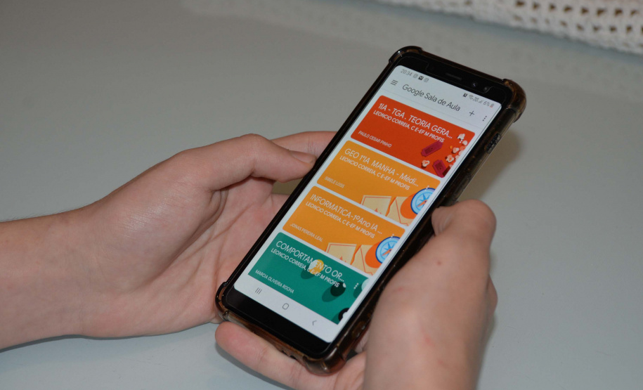 Atividades remotas do Aula Paraná retornam nesta quarta
. Foto: Pamella Rosa