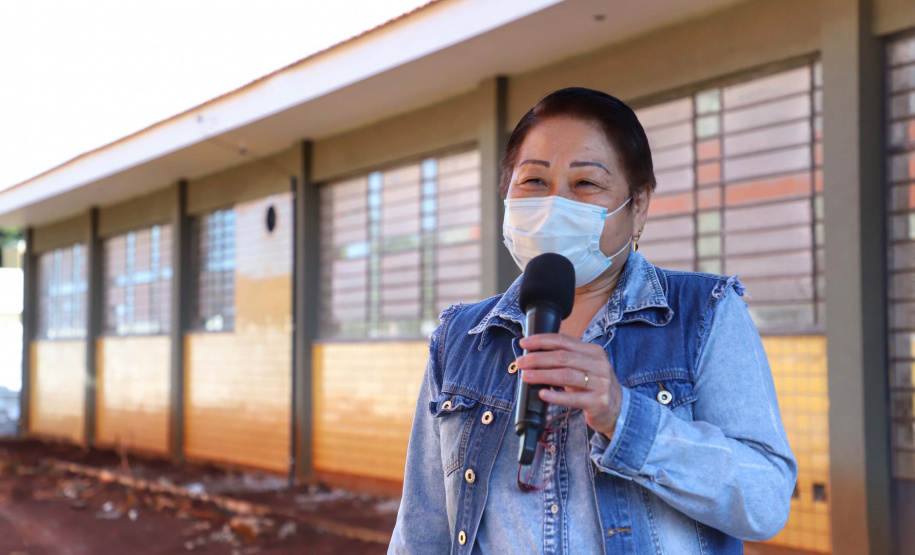 “A qualidade no ensino é o ponto mais importante, porque além de mais espaço físico, poderemos oferecer os ambientes necessários para garantir uma educação de qualidade, com laboratórios e uma biblioteca bem equipados”, afirma Ivete Keiko Sakuno Carlos, chefe do Núcleo Regional de Educação de Campo Mourão.