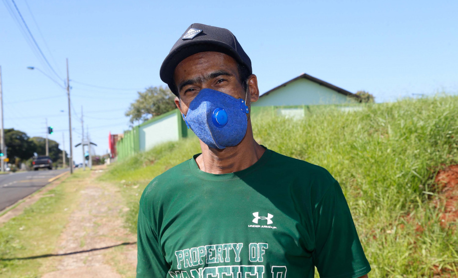 “Maringá estava carente de mais restaurantes populares, principalmente nesta época que estamos passando. É alimentação de qualidade e acessível”, diz José Adriano Matias, que ganha a vida fazendo roçado na região que abrigará o restaurante popular do Honorato Vechi, o maior do novo conjunto de empreendimentos.