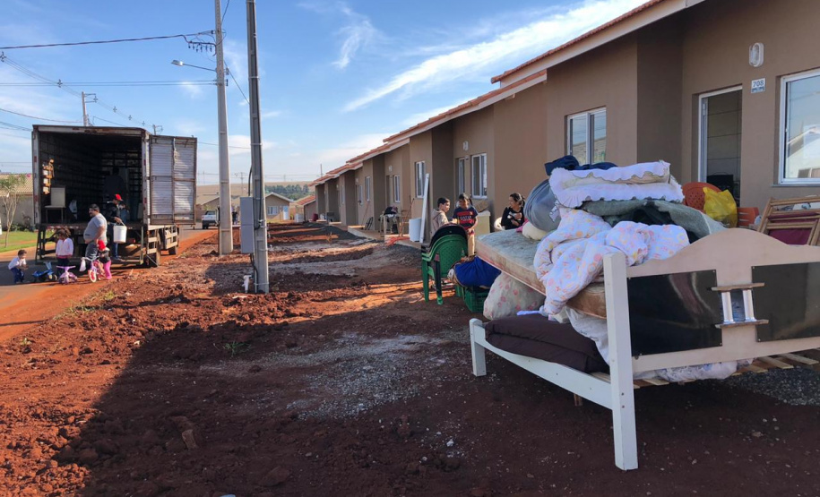 Famílias são realocadas de áreas de risco para casas populares
. Foto: Assessoria / Prefeitura de São Miguel do Iguaçu)