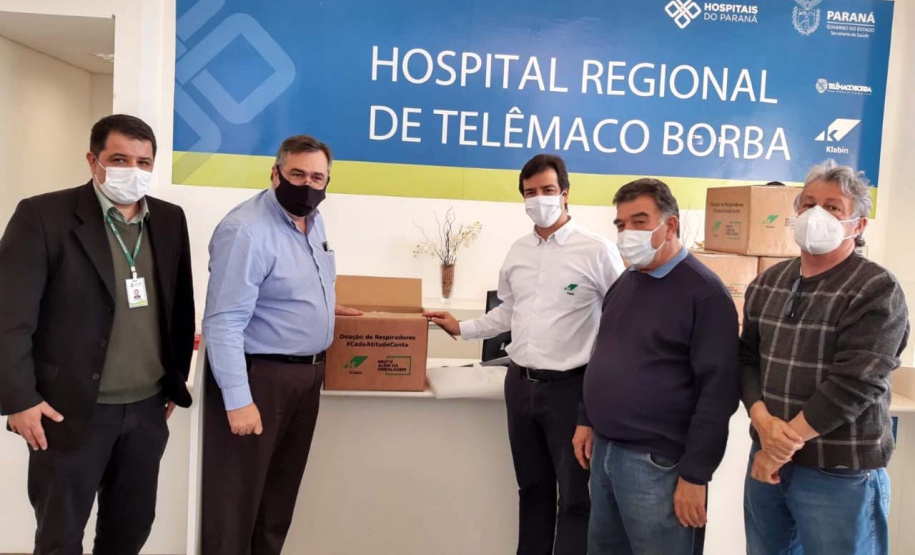 Governo ativa segunda etapa de leitos de UTI exclusivos Covid-19 no Hospital Regional de Telêmaco Borba. Foto:Klabin