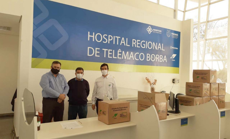Governo ativa segunda etapa de leitos de UTI exclusivos Covid-19 no Hospital Regional de Telêmaco Borba. Foto:Klabin