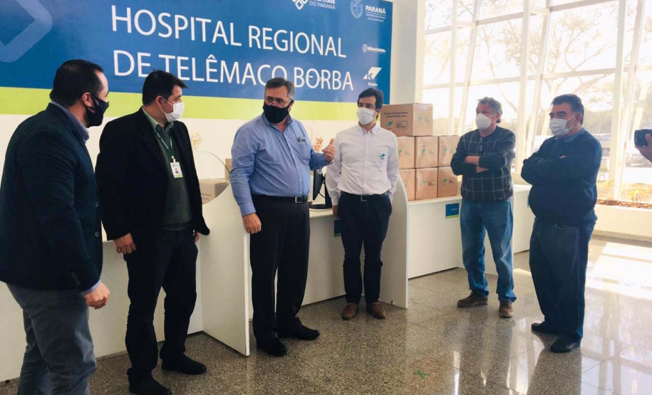 Governo ativa segunda etapa de leitos de UTI exclusivos Covid-19 no Hospital Regional de Telêmaco Borba. Foto:Klabin