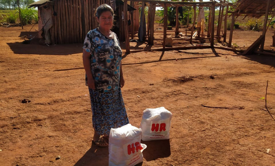 O Governo do Paraná, através da Secretaria da Justiça, Família e Trabalho, realizou a entrega de 3.441 cestas básicas para as escolas que atendem os indígenas, quilombolas e comunidades tradicionais da regional de Pato Branco, sudoeste do Paraná. Foto: SEJUF