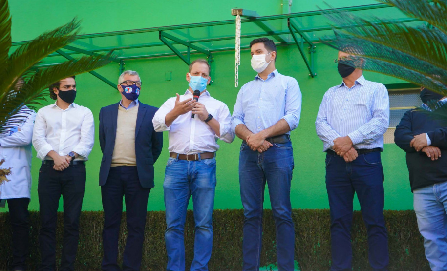 Principal artéria do Sudoeste, a PR-280 entrará em obras de revitalização, com nova pavimentação e terceiras faixas, ainda este ano, dentro do Programa de Revitalização da Segurança Viária do DER. O anúncio foi feito pelo chefe da Casa Civil, Guto Silva, nesta terça-feira (04), durante evento de entrega de respiradores em Palmas.   Foto: Guilherme Flores/Casa Civil