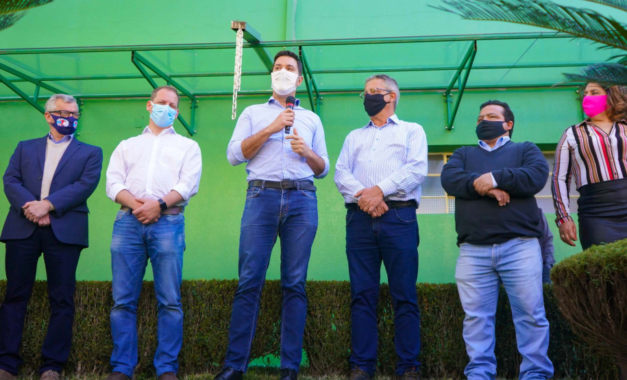 Principal artéria do Sudoeste, a PR-280 entrará em obras de revitalização, com nova pavimentação e terceiras faixas, ainda este ano, dentro do Programa de Revitalização da Segurança Viária do DER. O anúncio foi feito pelo chefe da Casa Civil, Guto Silva, nesta terça-feira (04), durante evento de entrega de respiradores em Palmas.   Foto: Guilherme Flores/Casa Civil