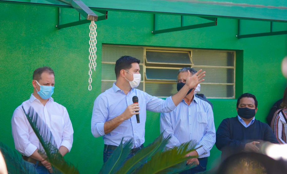 Principal artéria do Sudoeste, a PR-280 entrará em obras de revitalização, com nova pavimentação e terceiras faixas, ainda este ano, dentro do Programa de Revitalização da Segurança Viária do DER. O anúncio foi feito pelo chefe da Casa Civil, Guto Silva, nesta terça-feira (04), durante evento de entrega de respiradores em Palmas.   Foto: Guilherme Flores/Casa Civil