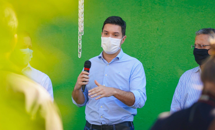 Principal artéria do Sudoeste, a PR-280 entrará em obras de revitalização, com nova pavimentação e terceiras faixas, ainda este ano, dentro do Programa de Revitalização da Segurança Viária do DER. O anúncio foi feito pelo chefe da Casa Civil, Guto Silva, nesta terça-feira (04), durante evento de entrega de respiradores em Palmas.   Foto: Guilherme Flores/Casa Civil