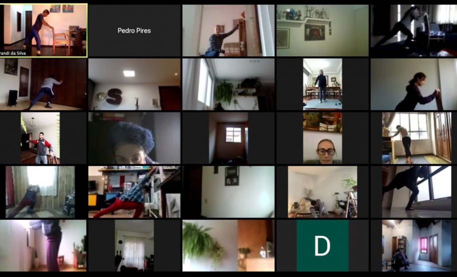 Cerca de 1,5 mil paranaenses participam de oficinas virtuais do Balé Teatro Guaíra 
. Foto:CCTG