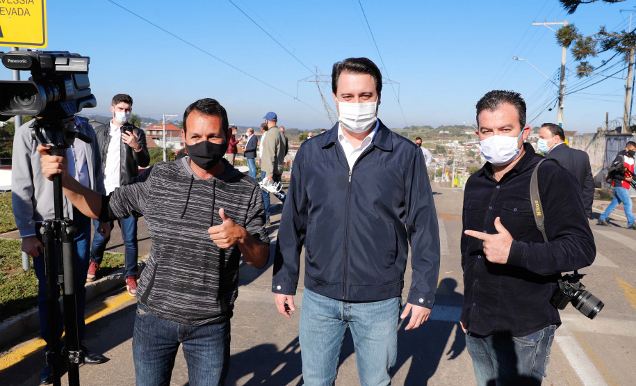 O governador Carlos Massa Ratinho Junior entregou nesta quinta-feira (06) a nova Avenida Zeferino Casagrande, a mais importante via de Campo Magro, na Região Metropolitana de Curitiba.