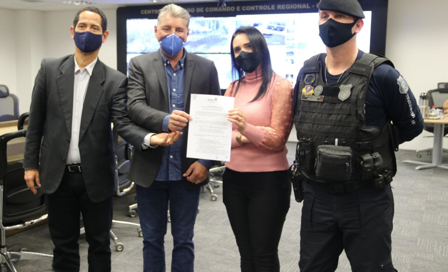 Mandirituba, Colombo e Quatro Barras firmam Termo de Cooperação com Secretaria da Segurança. Foto:SESP