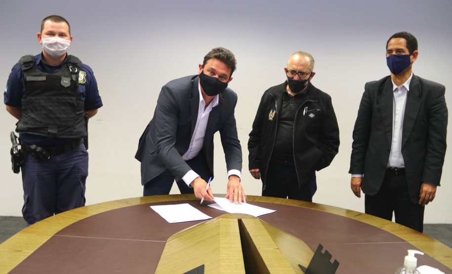 Mandirituba, Colombo e Quatro Barras firmam Termo de Cooperação com Secretaria da Segurança. Foto:SESP