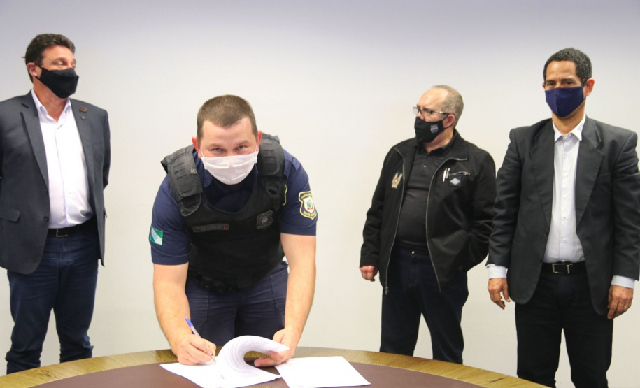 Mandirituba, Colombo e Quatro Barras firmam Termo de Cooperação com Secretaria da Segurança. Foto:SESP