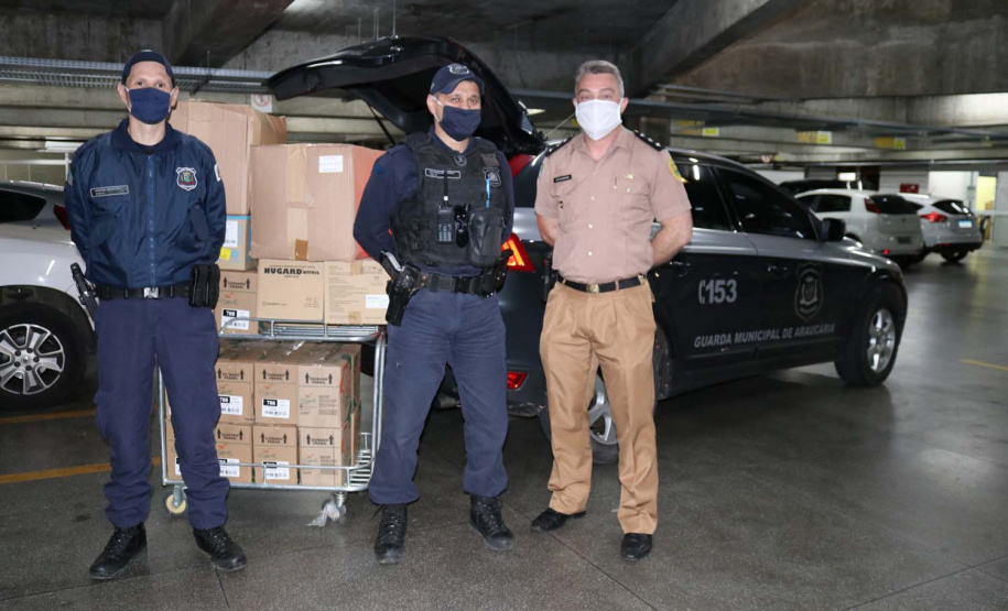 Mais de 134 mil EPIs são repassados a  Guardas Municipais do Paraná. Foto:SESP