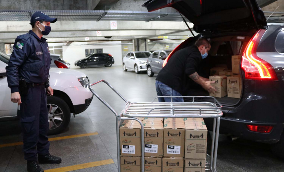 Mais de 134 mil EPIs são repassados a  Guardas Municipais do Paraná. Foto:SESP