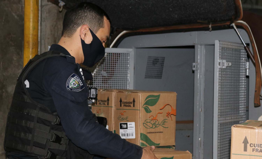 Mais de 134 mil EPIs são repassados a  Guardas Municipais do Paraná. Foto:SESP