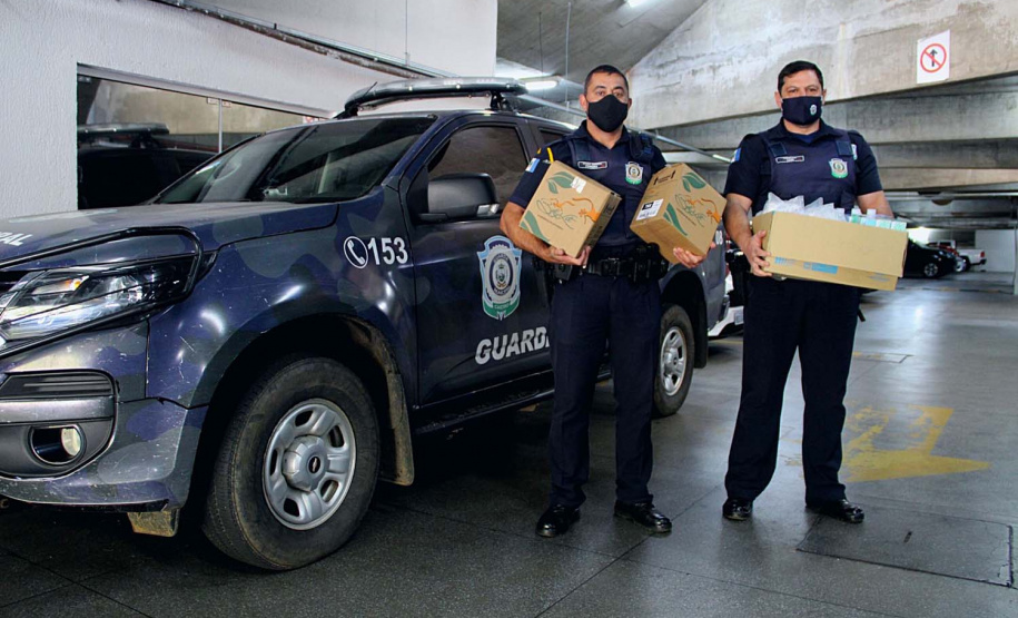 Mais de 134 mil EPIs são repassados a  Guardas Municipais do Paraná. Foto:SESP
