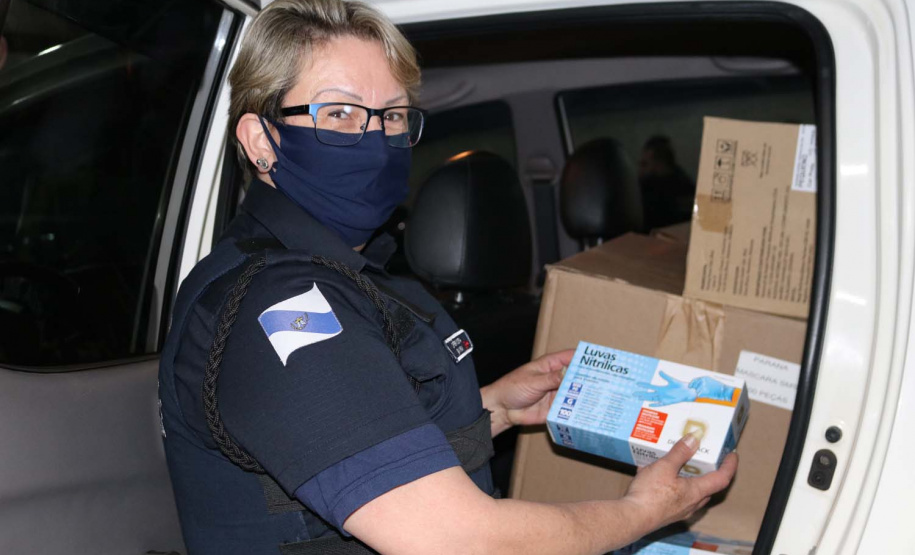 Mais de 134 mil EPIs são repassados a  Guardas Municipais do Paraná. Foto:SESP