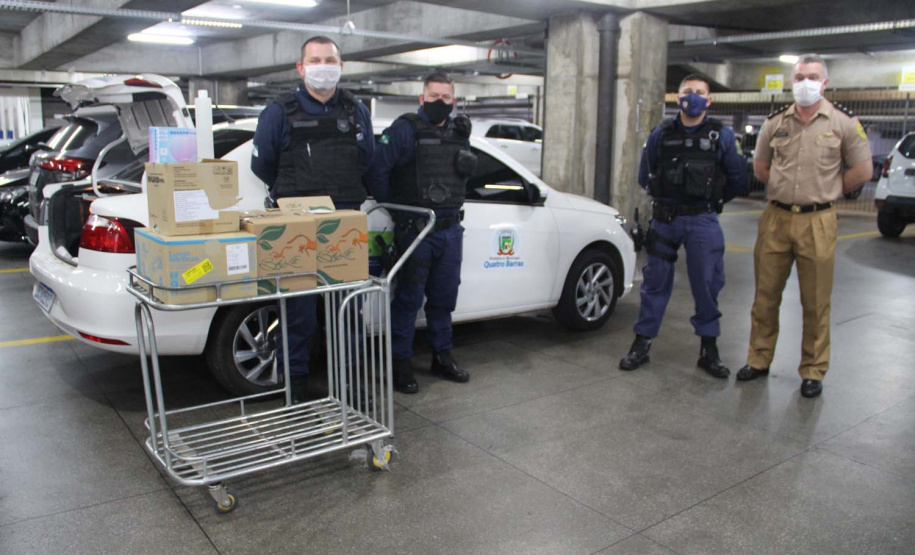 Mais de 134 mil EPIs são repassados a  Guardas Municipais do Paraná. Foto:SESP