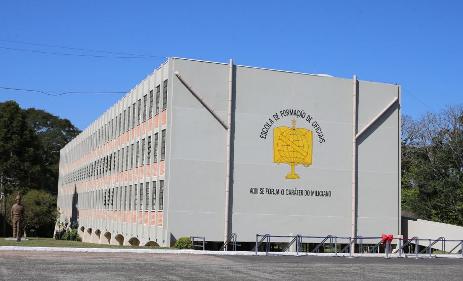 O Governador Carlos Massa Ratinho Junior entrega nesta segunda-feira (10/08), a reforma, melhorias e ampliacao da Academia Policial Militar do Guatupê - bloco 3 e novas  viaturas.  Curitiba, 10/08/2020 - Foto: Geraldo Bubniak/AEN