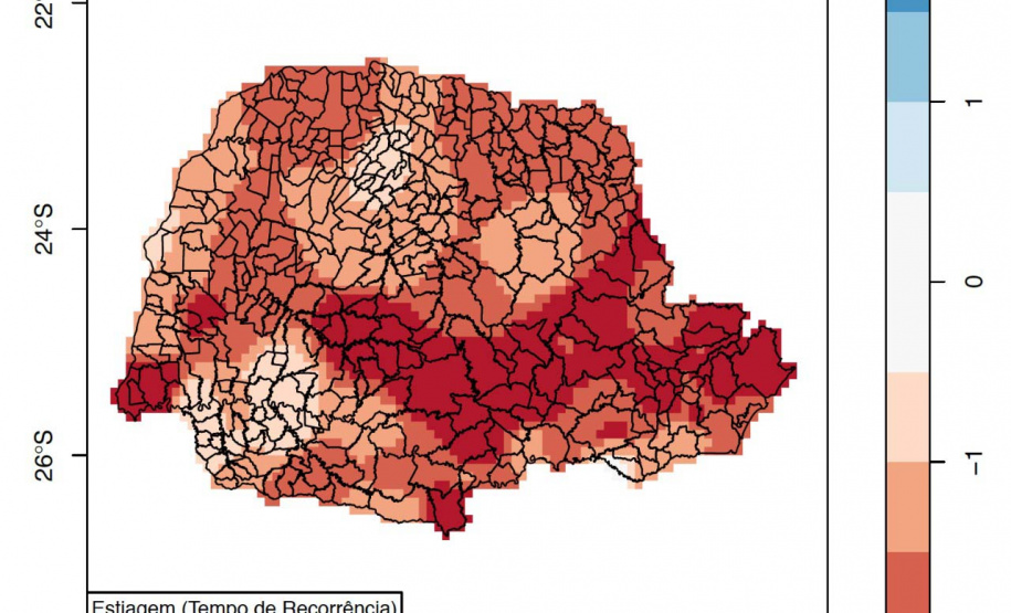 Estiagem no Paraná pode perdurar até fevereiro do ano que vem.