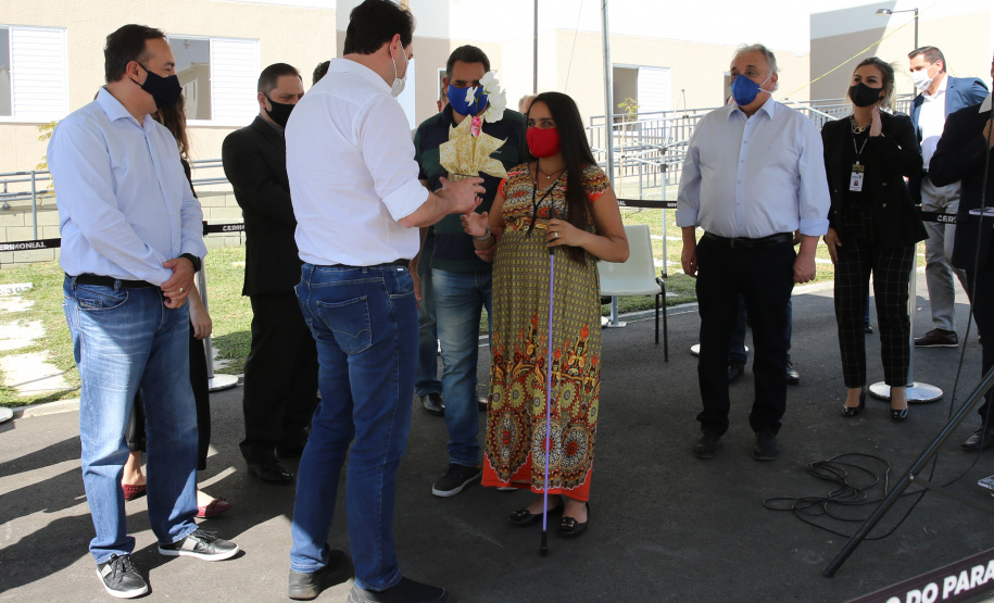 O Governador Carlos Massa Ratinho Junior vistoria  nesta terca-feira (11/08), 416 unidade habitacionais no Loteamento Sao Geronimo em Campo Largo. Campo Largo, 11/08/2020 - Foto: Geraldo Bubniak/AEN