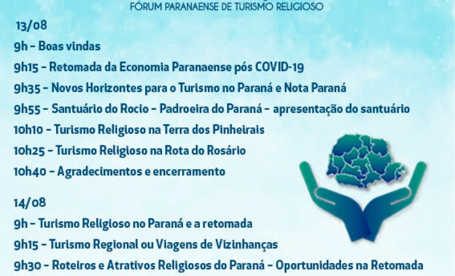 Fórum Paranaense de Turismo Religioso será nesta quinta e sexta-feira.Foto:SETU