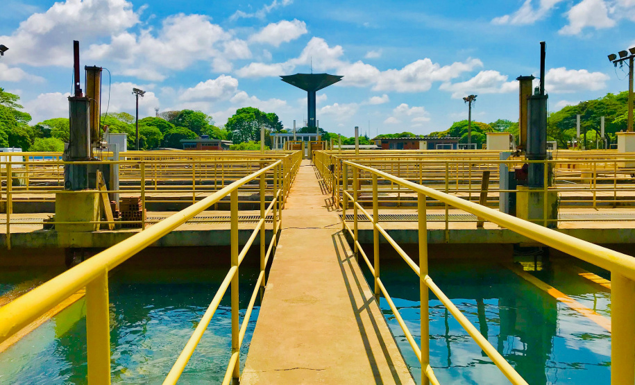 Cidade aparece na terceira colocação no ranking de saneamento do instituto. Estudo analisou as 100 maiores cidades do país
Foto: SANEPAR