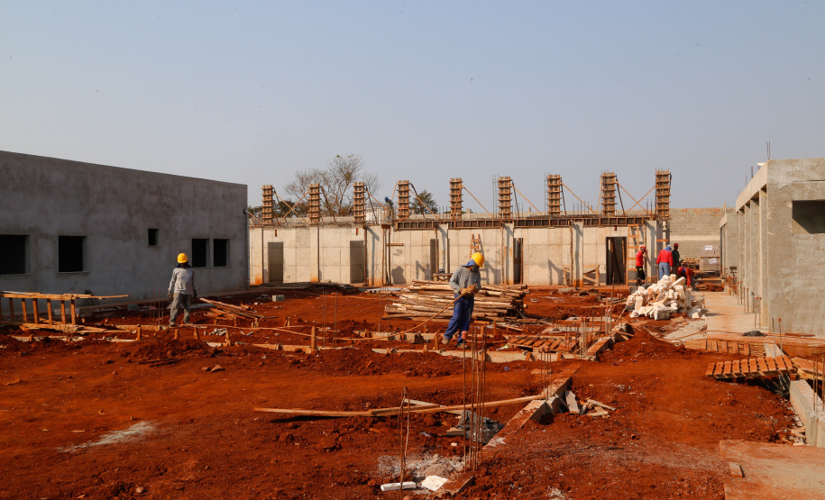 Cadeia de Foz do Iguaçu em construçãoFoto Gilson Abreu