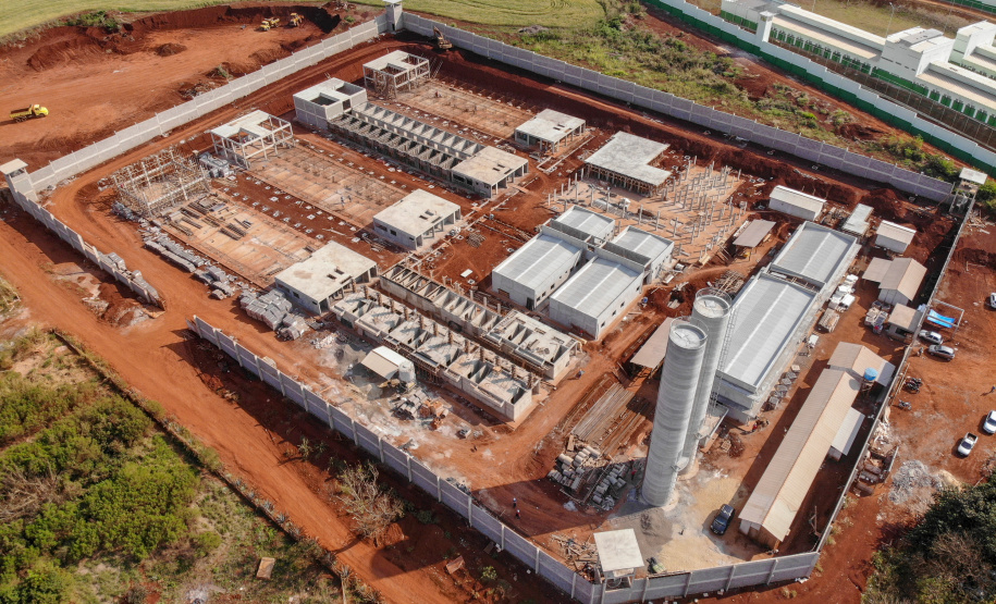 Cadeia de Foz do Iguaçu em construçãoFoto Gilson Abreu