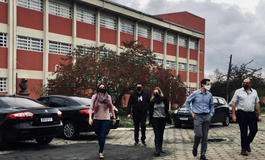 Secretário de Educação visita espaço da futura Escola Agrícola 4.0. Foto:SED