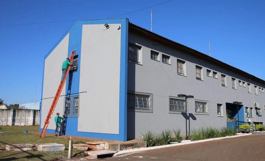 Penit Maringa Casa de Custodia de Maringa - Execucao de servicos de engenharia comuns e reparos - 03/08/2020 - Foto: Geraldo Bubniak/AEN