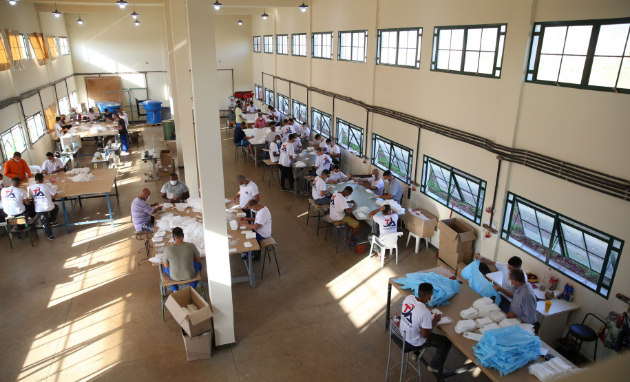 Penit Maringa Casa de Custodia de Maringa - Execucao de servicos de engenharia comuns e reparos - 03/08/2020 - Foto: Geraldo Bubniak/AEN
