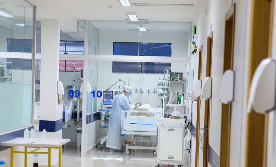 UTI  do Hospital Santa Clara, em Colorado, na região Norte do Paraná.   03/08/2020 -  Foto: Geraldo Bubniak/AEN