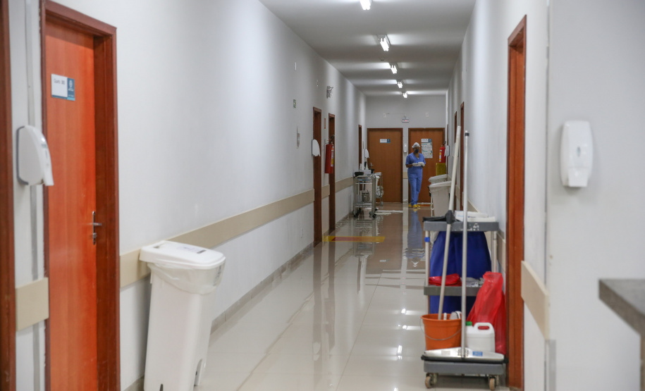 Hospital Santa Clara, em Colorado, na região Norte do Paraná.   03/08/2020 -  Foto: Geraldo Bubniak/AEN