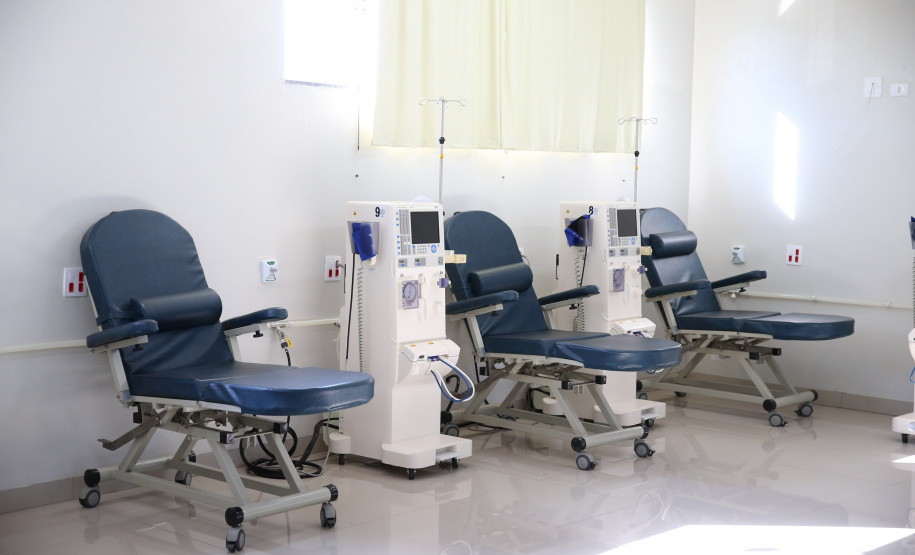 Setor de Hemodialise do Hospital Santa Clara, em Colorado, na região Norte do Paraná.   03/08/2020 -  Foto: Geraldo Bubniak/AEN