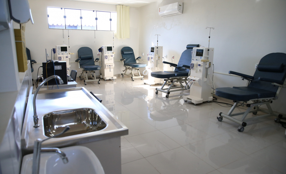 Setor de Hemodialise do Hospital Santa Clara, em Colorado, na região Norte do Paraná.   03/08/2020 -  Foto: Geraldo Bubniak/AEN