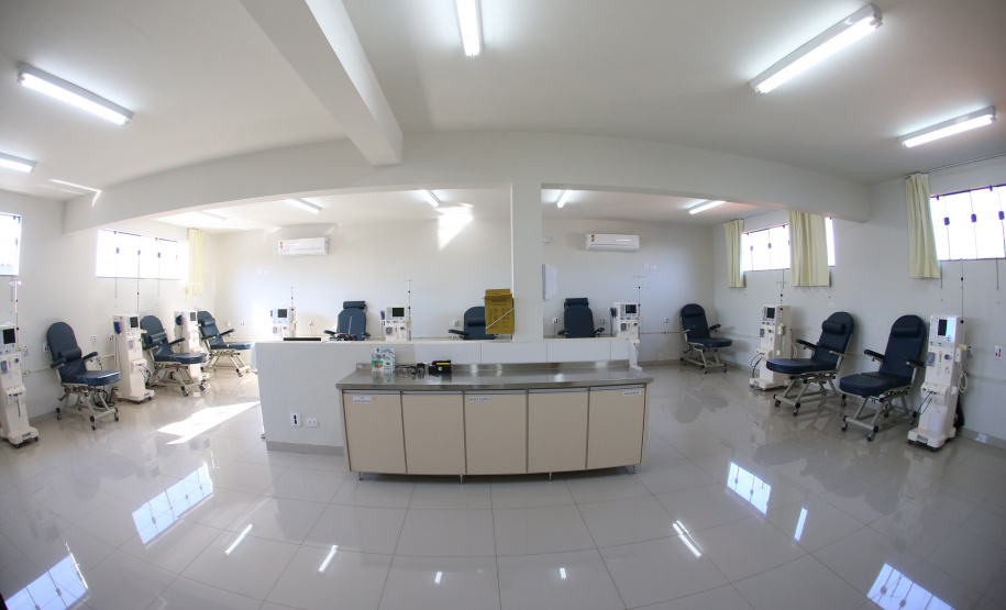 Setor de Hemodialise do Hospital Santa Clara, em Colorado, na região Norte do Paraná.   03/08/2020 -  Foto: Geraldo Bubniak/AEN