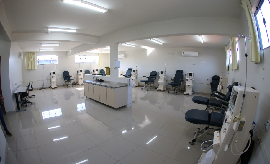 Setor de Hemodialise do Hospital Santa Clara, em Colorado, na região Norte do Paraná.   03/08/2020 -  Foto: Geraldo Bubniak/AEN