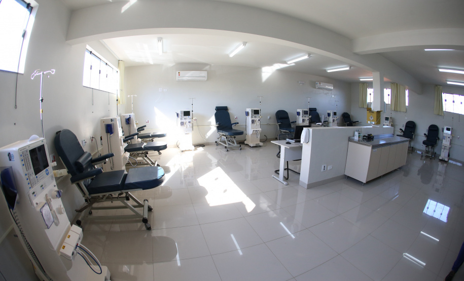 Setor de Hemodialise do Hospital Santa Clara, em Colorado, na região Norte do Paraná.   03/08/2020 -  Foto: Geraldo Bubniak/AEN