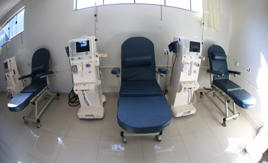 Setor de Hemodialise do Hospital Santa Clara, em Colorado, na região Norte do Paraná.   03/08/2020 -  Foto: Geraldo Bubniak/AEN