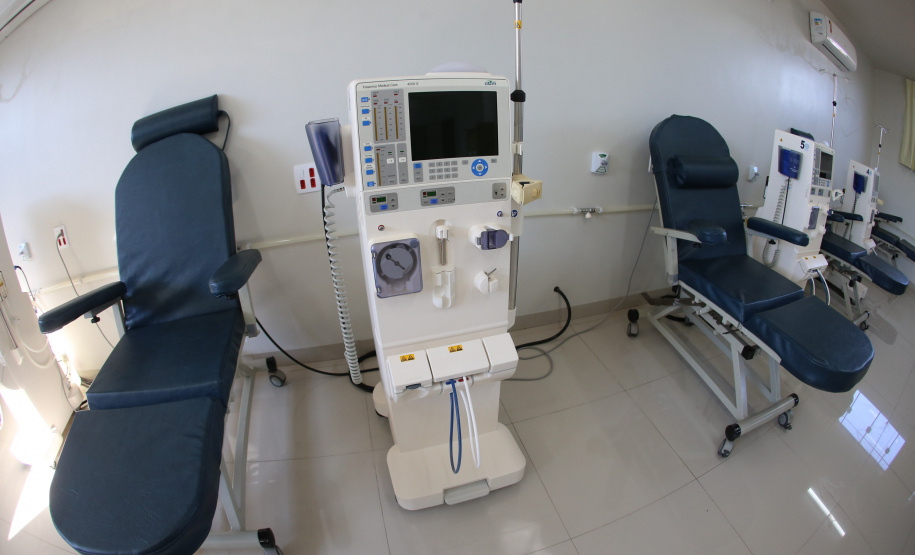 Setor de Hemodialise do Hospital Santa Clara, em Colorado, na região Norte do Paraná.   03/08/2020 -  Foto: Geraldo Bubniak/AEN