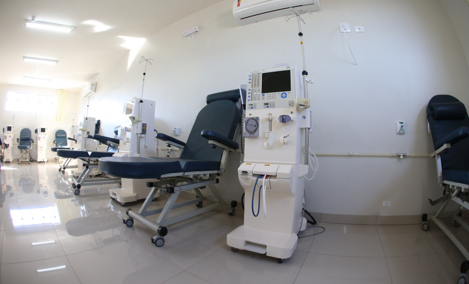 Setor de Hemodialise do Hospital Santa Clara, em Colorado, na região Norte do Paraná.   03/08/2020 -  Foto: Geraldo Bubniak/AEN
