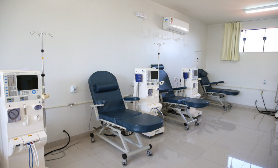 Setor de Hemodialise do Hospital Santa Clara, em Colorado, na região Norte do Paraná.   03/08/2020 -  Foto: Geraldo Bubniak/AEN