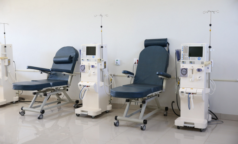 Setor de Hemodialise do Hospital Santa Clara, em Colorado, na região Norte do Paraná.   03/08/2020 -  Foto: Geraldo Bubniak/AEN