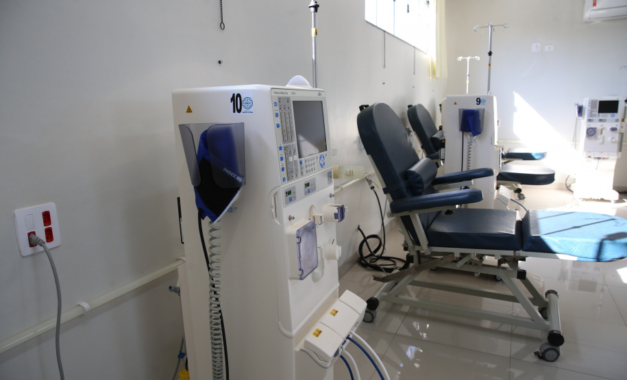 Setor de Hemodialise do Hospital Santa Clara, em Colorado, na região Norte do Paraná.   03/08/2020 -  Foto: Geraldo Bubniak/AEN