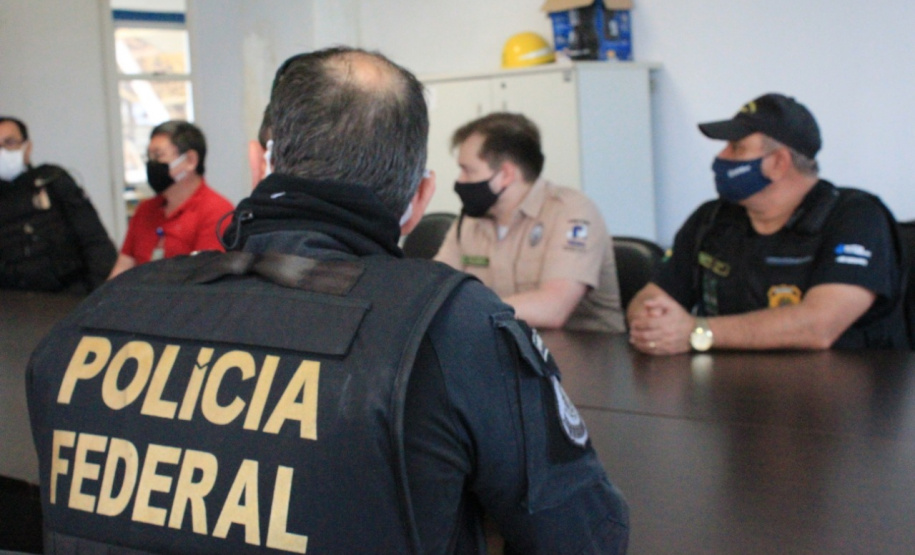 Porto de Paranaguá tem simulado de segurança da Polícia Federal. Foto: Polícia Federal