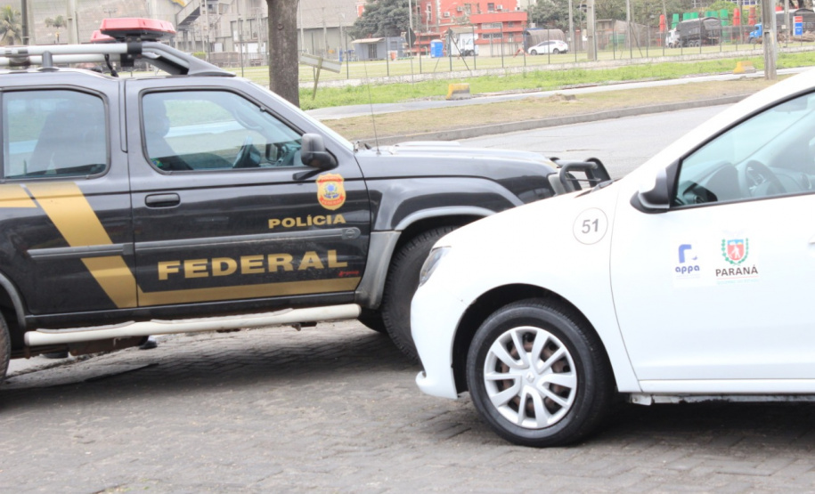 Porto de Paranaguá tem simulado de segurança da Polícia Federal. Foto: Polícia Federal