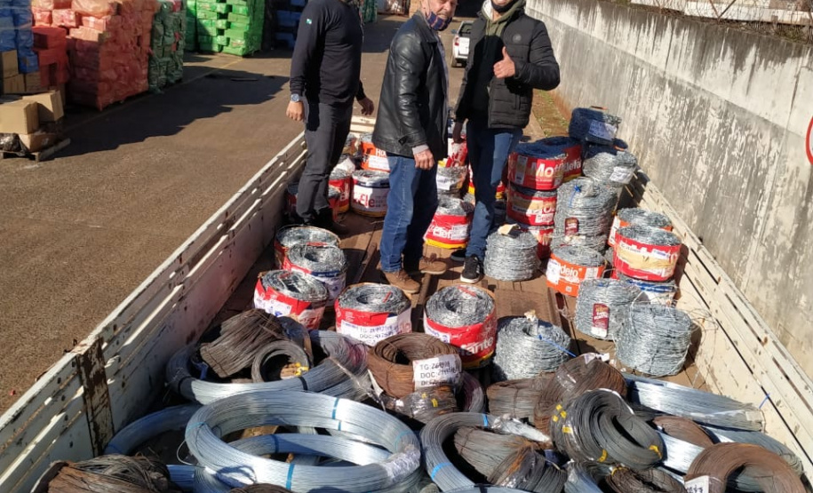 IAT recebe equipamentos apreendidos pela Receita Federal. Foto: SEDEST/IAT